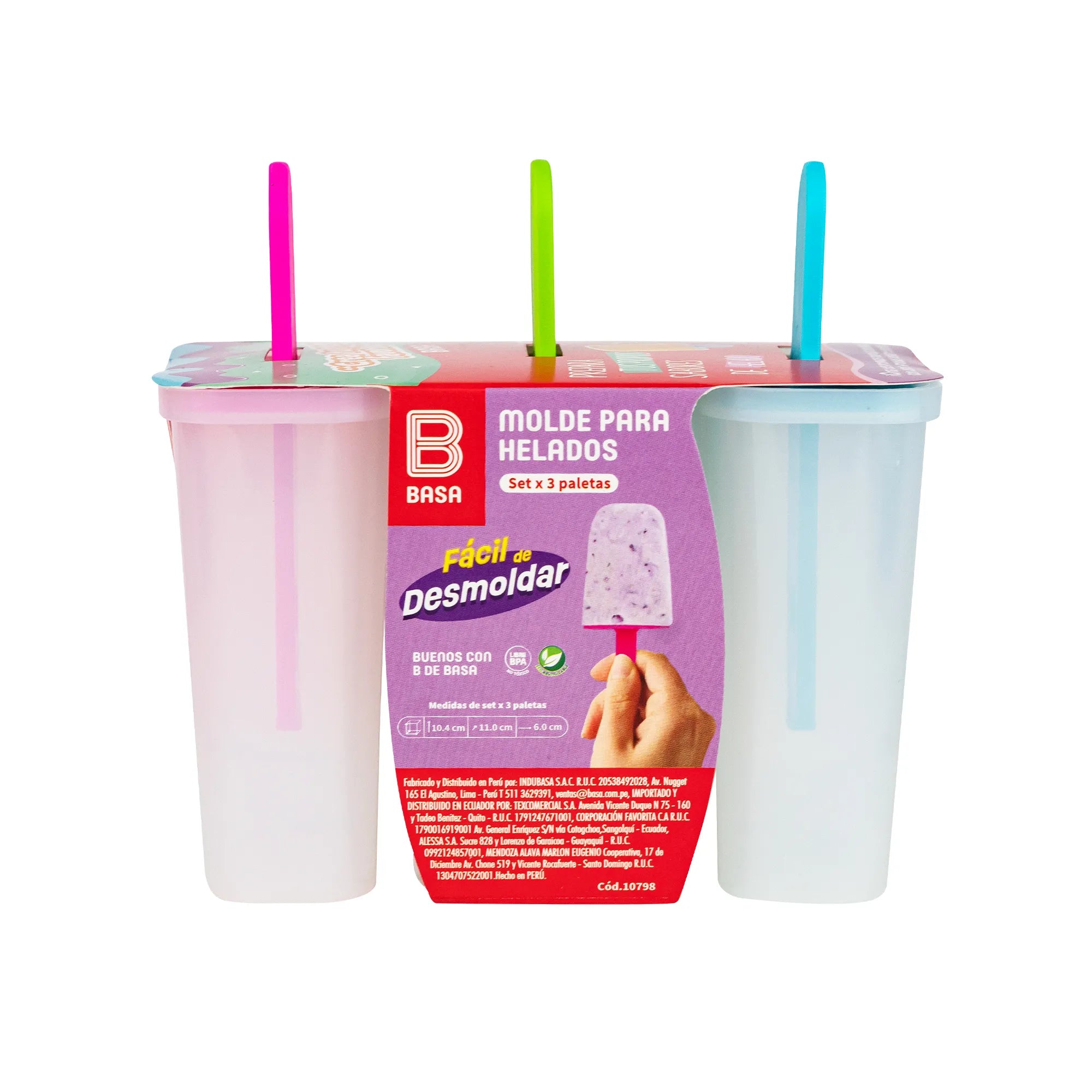 Molde Para Helados Basa