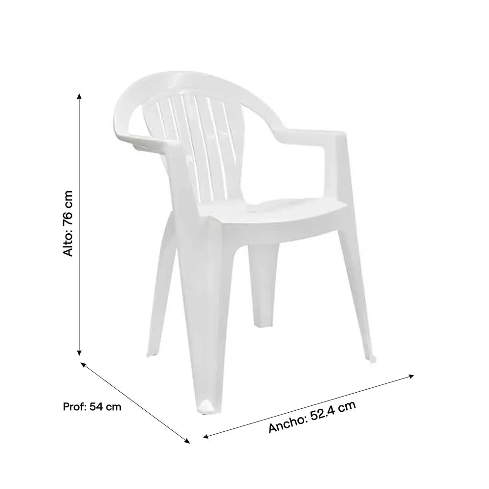 Silla C/ Brazos Montreal Basa