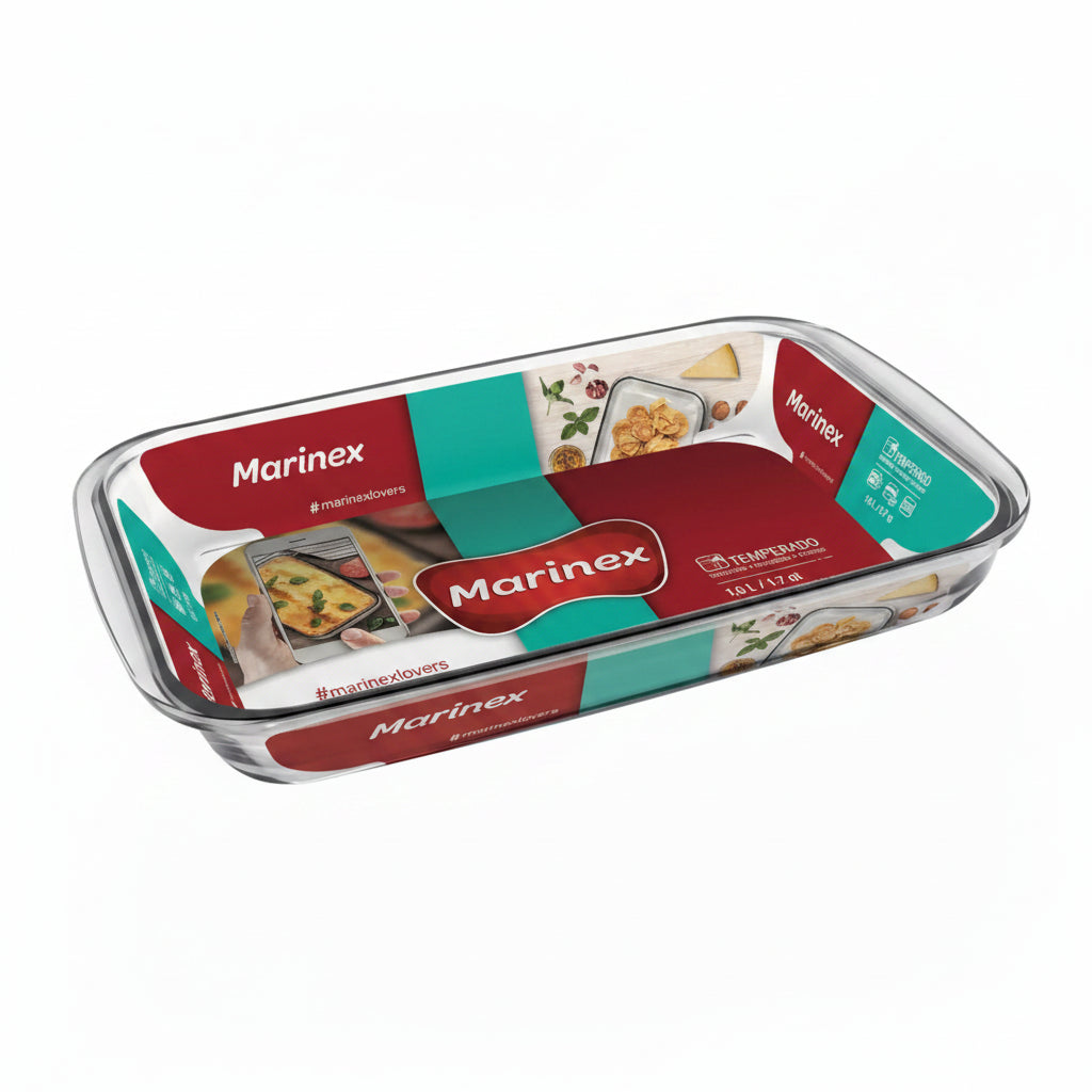 Asadera Rectangular Peq. 1.6Lt Marinex