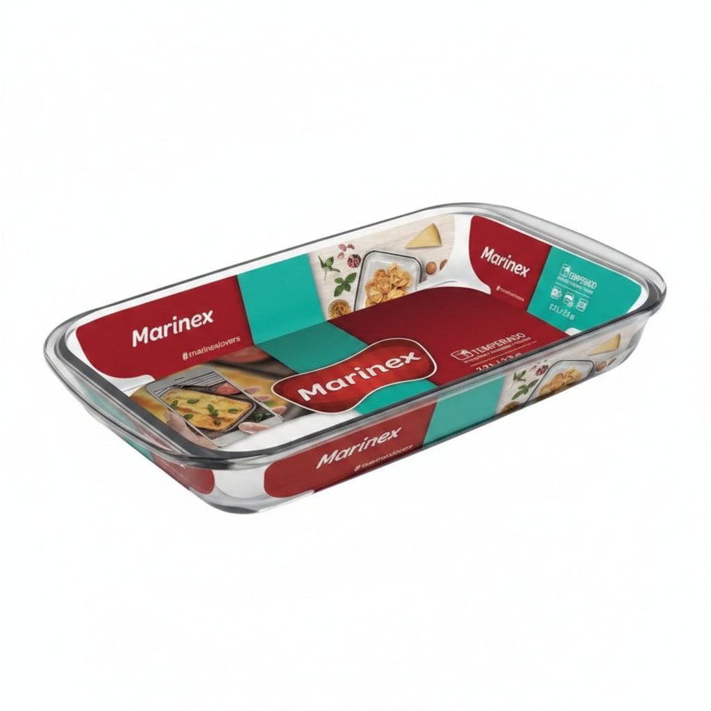 Asadera Rectangular Med.2.2Lt Marinex