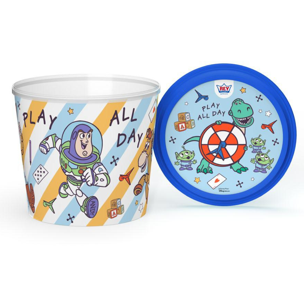 Envase Snack 5.2 Lt Diseño Toy Story Rey