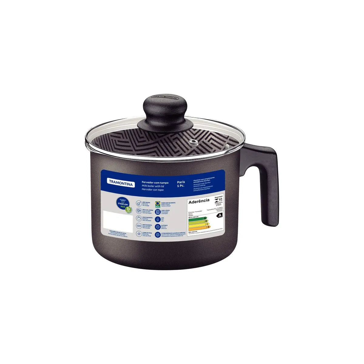 Hervidor Tramontina Paris Plomo 14 cm 1.9 L