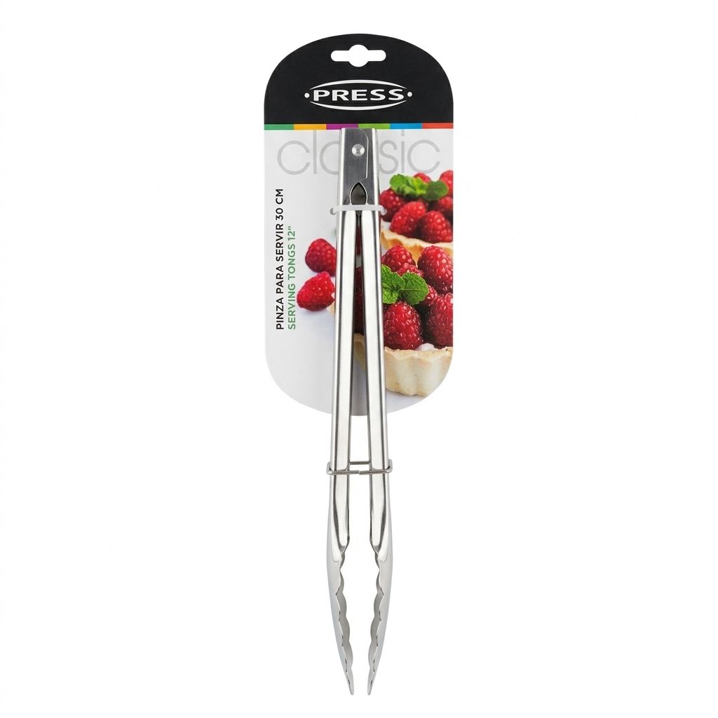 Pinza Para Servir Acero Inoxidable 30Cm Press