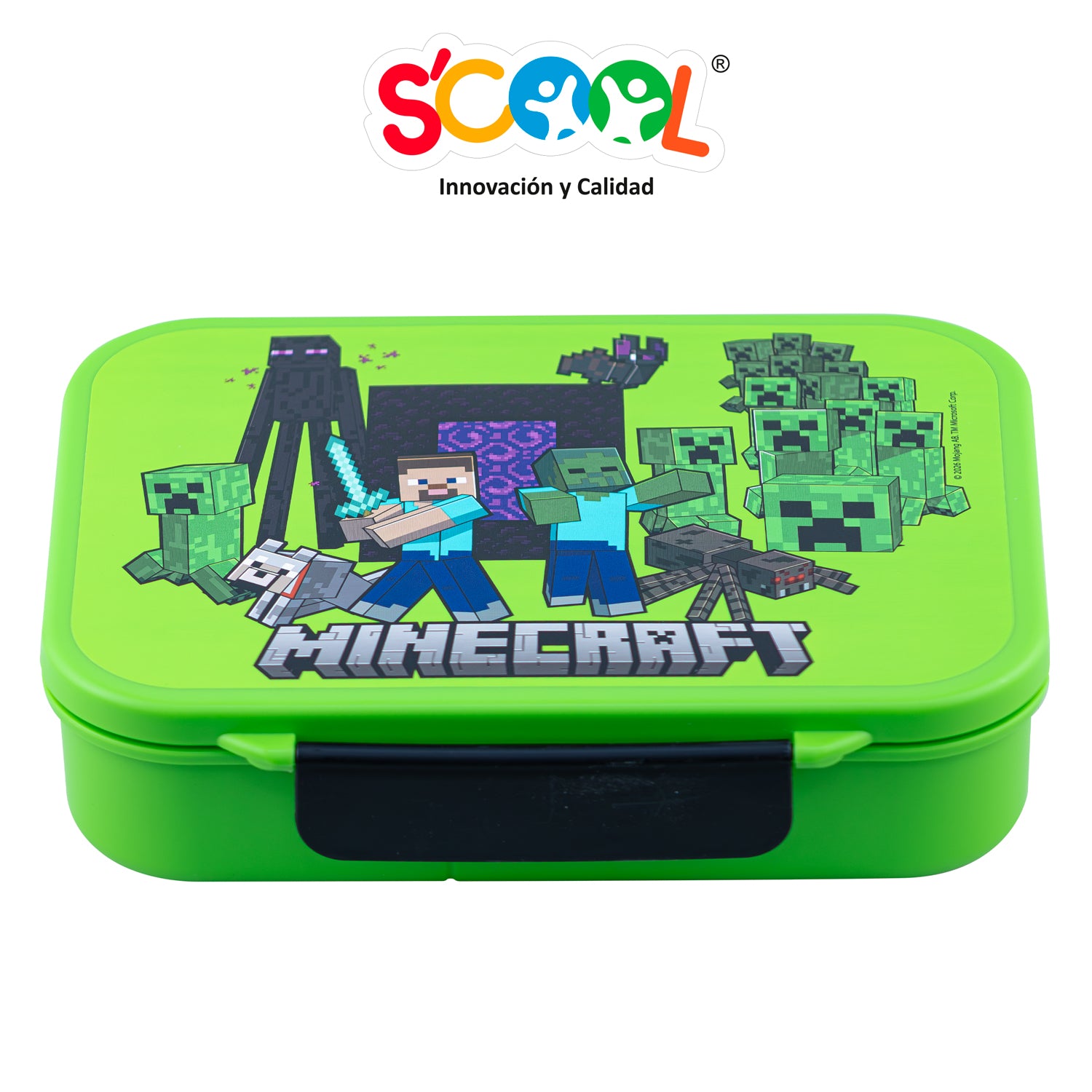 Taper Bento Scool Minecraft 1 Broche
