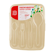 Portacubierto Super Jumbo Con Tapa Bisagra -