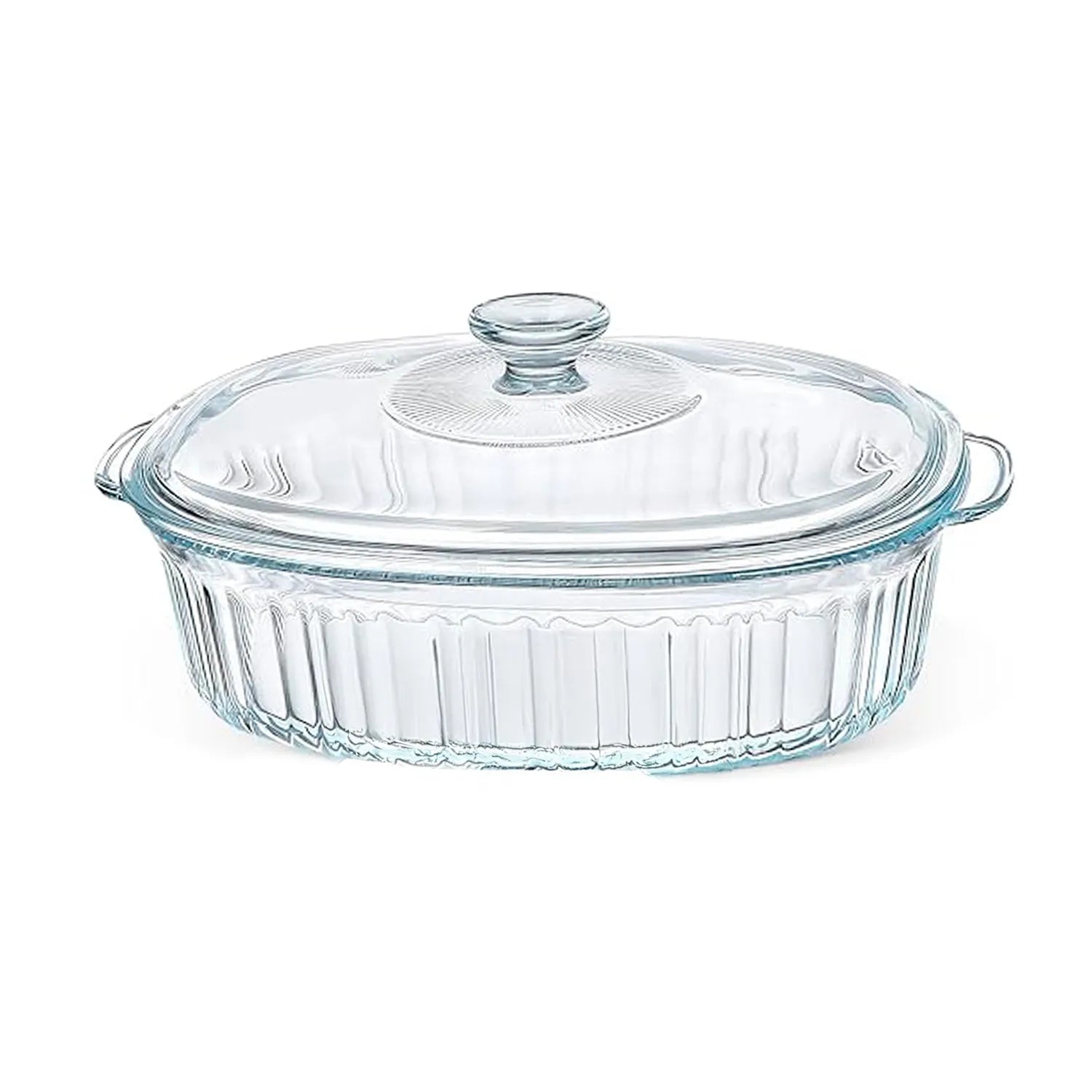 Cacerola Vidr Borosilicato Ovalado P/Hor 1.8L