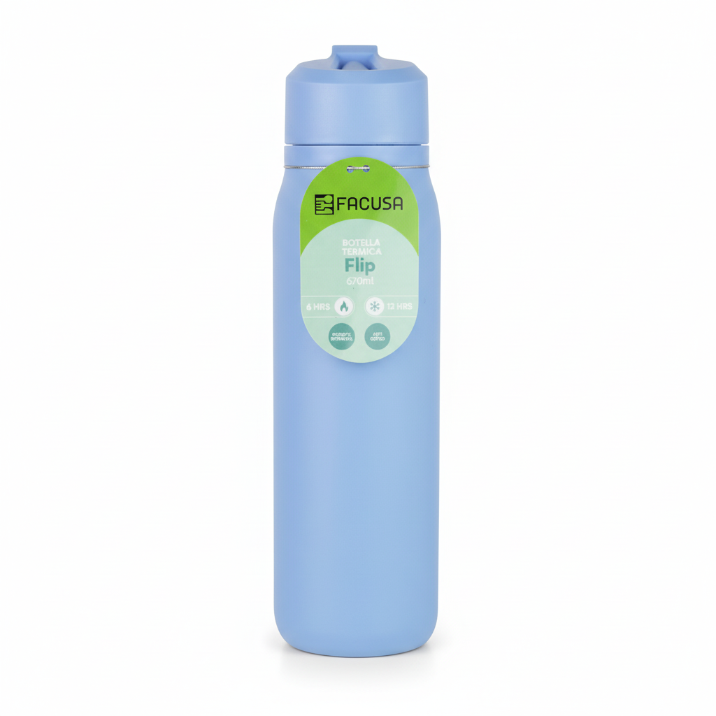 Botella Térmica Flip 670 Ml - Facusa
