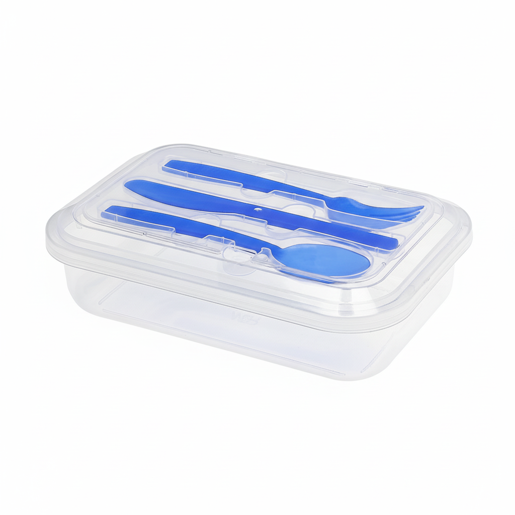 Táper Rectangular Junior C/Cubierto 1Lt M&R