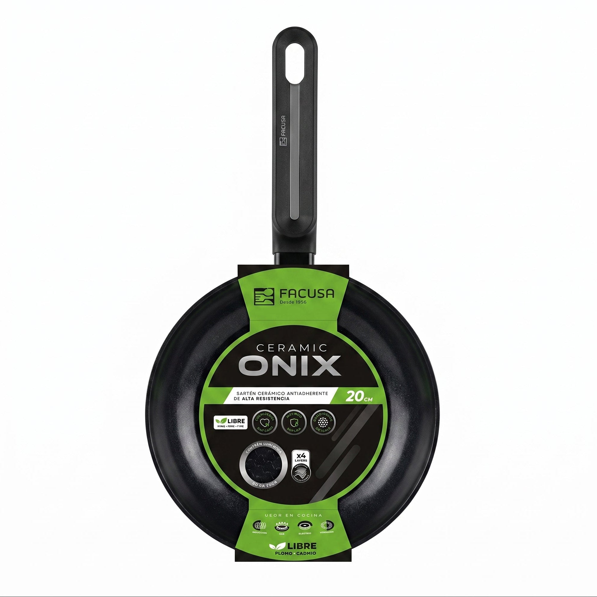 Sartén Ónix 20cm Aluminio Forjado Facusa