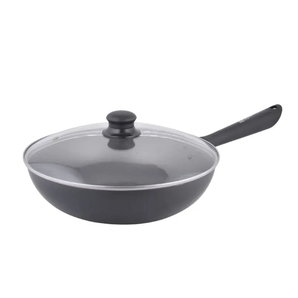 Sartén Nova Wok 28 C/Tapa Vidrio Facusa