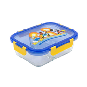Taper De Vidrio Rect. Con Division Mickey 950Ml Acuario