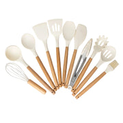 Juego de utensilios de cocina de silicona de 12 piezas