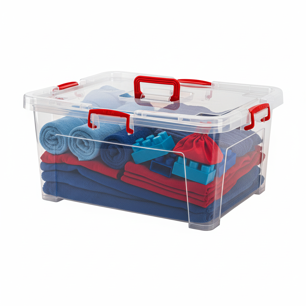Caja #35 Con Tapa  M&R Plastipak