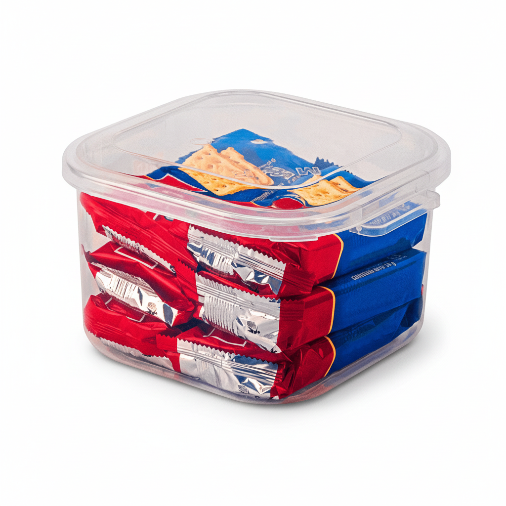 Táper Cuadrado 1.8Lt M&R Plastipak