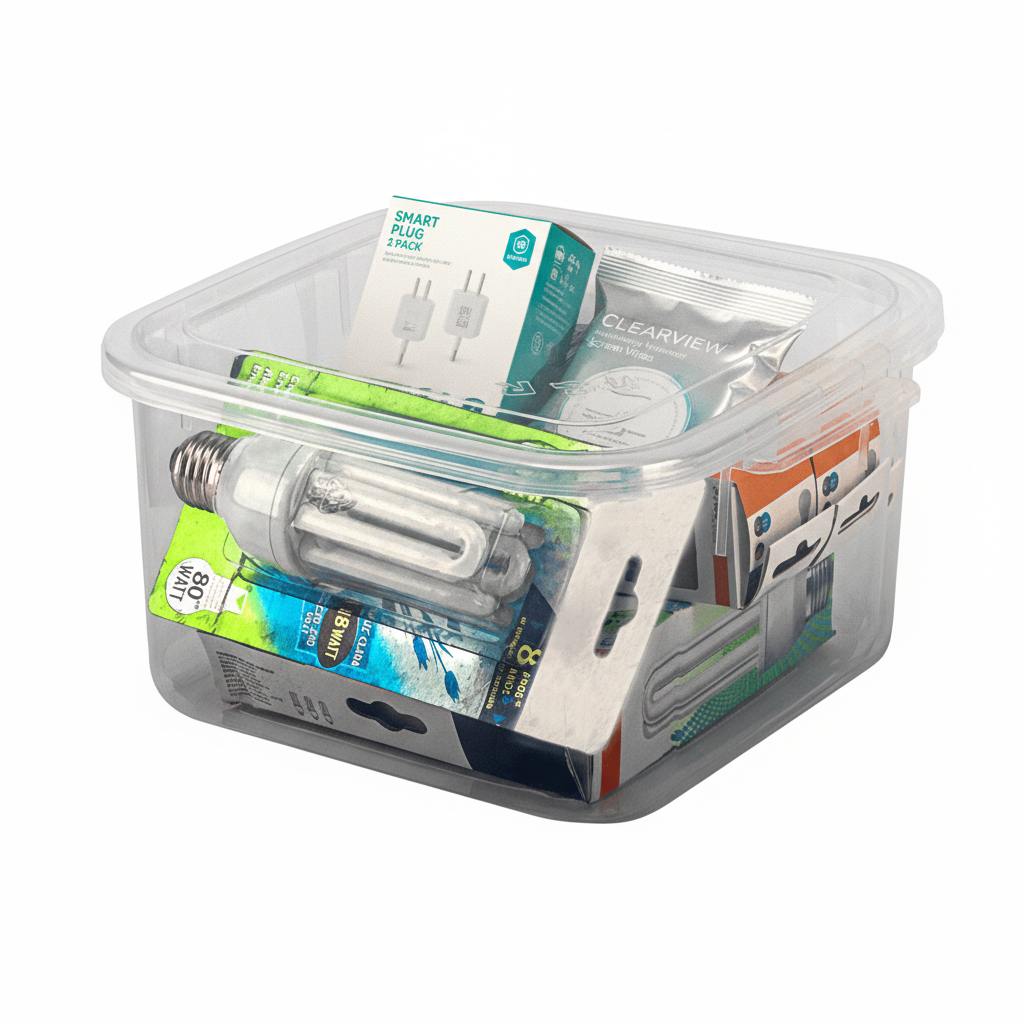 Táper Cuadrado 4.5Lt C/Tapa M&R Plastiplak