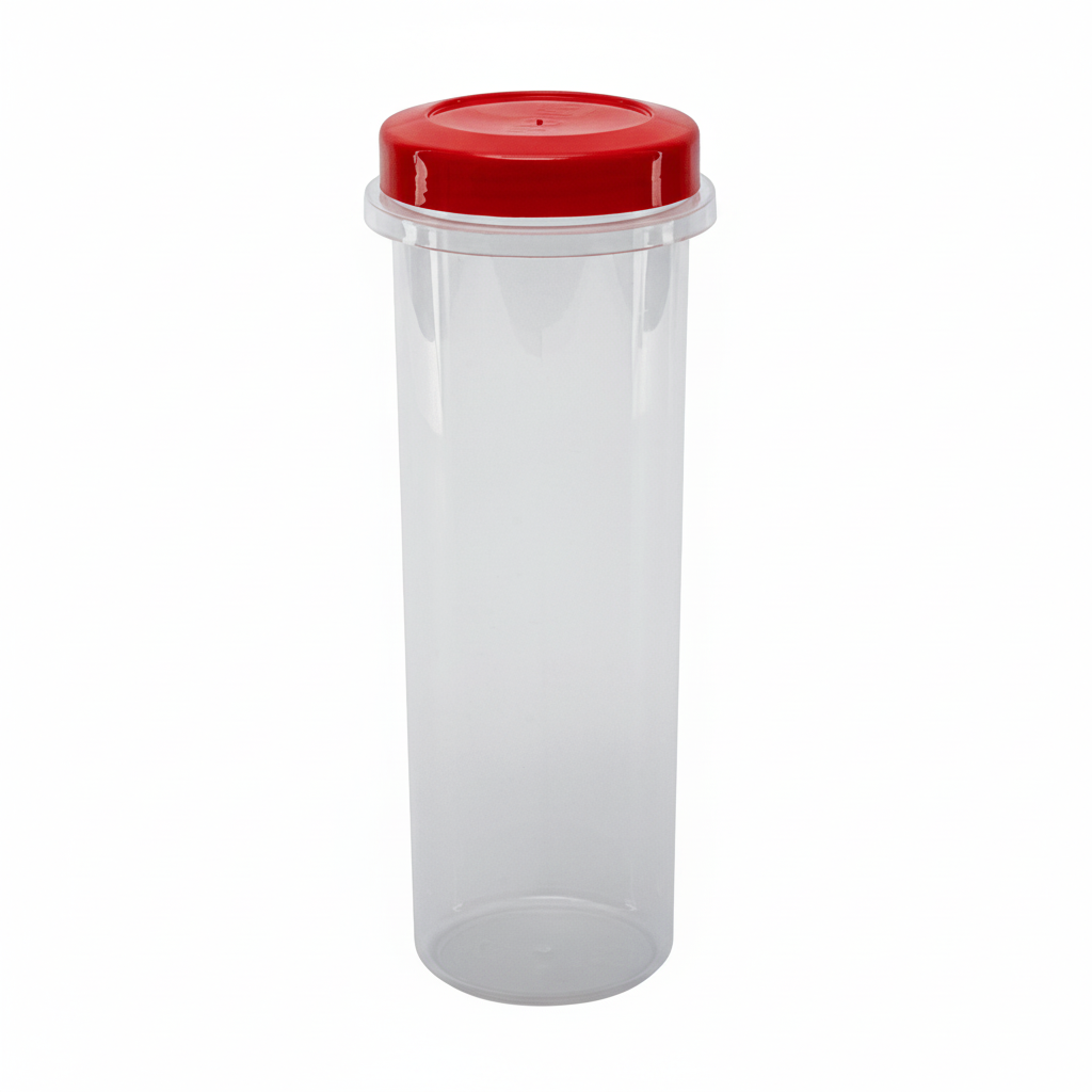 Táper Redondo Rosca 900Ml M&R Plastipak