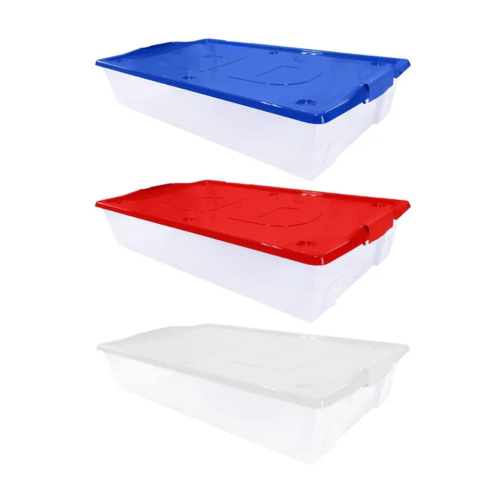 Organizador Bajo Cama Super Dlux Transparente Duraplast