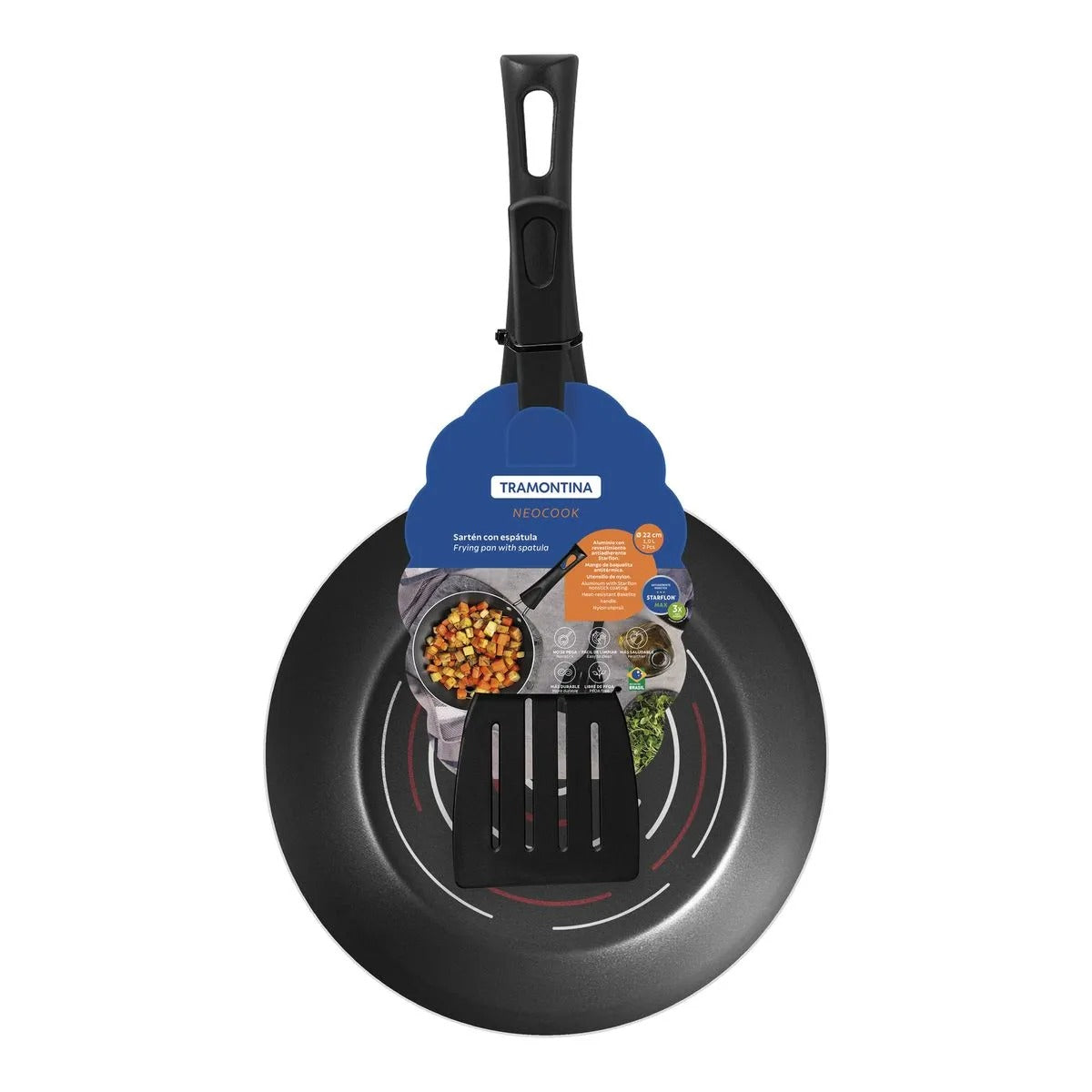 Sartén 22 Cm Con Espátula 27817467 Tramontina