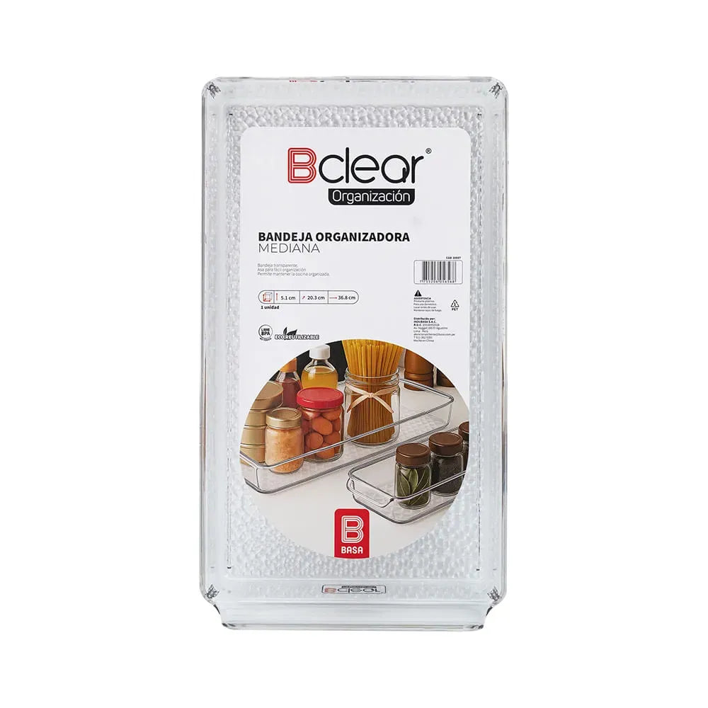 Bandeja Organizadora Mediana Bclear Basa