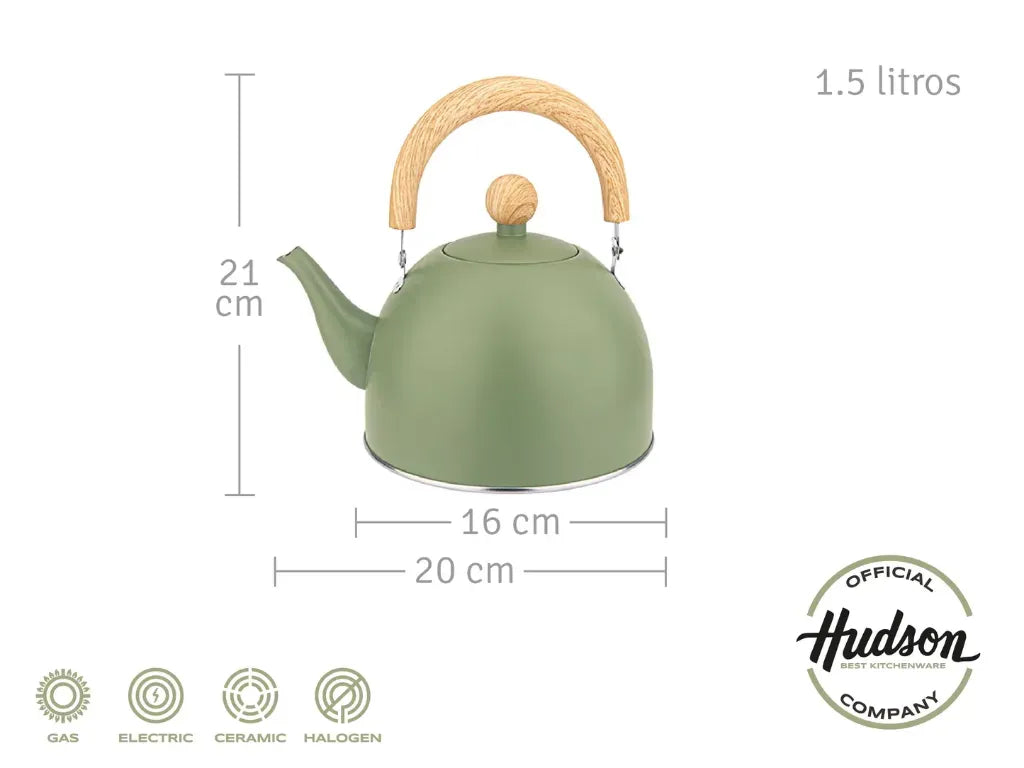 Tetera Olive 1.5L Hudson