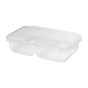 Táper Rectangular Junior 2 Divisiones M&R Platipak