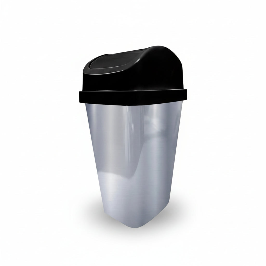 Papelera Platinium 10Lt Colores Duraplast