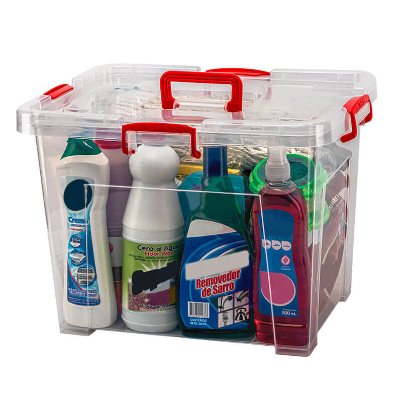 Caja #30 Con Tapa M&R Plastipak