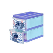 Organizador Practico Decorado 2 Niveles Stich Rey