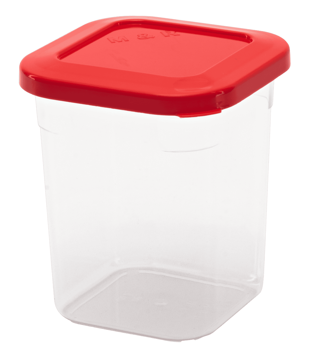 Táper Cuadrado 680 Ml M&R Plastipak