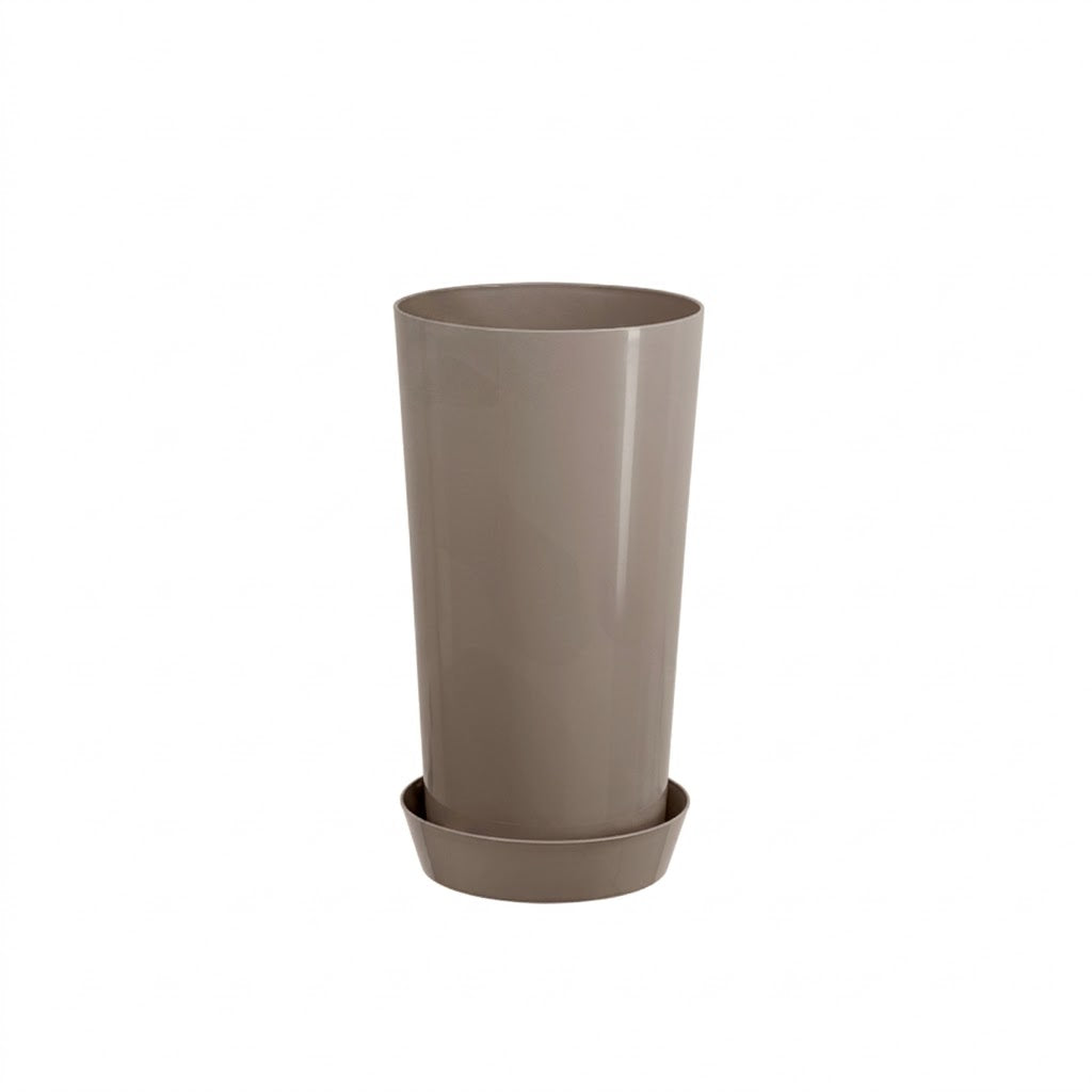 Maceta Redonda Estilo Marfil 14X26 C/Plat Rey