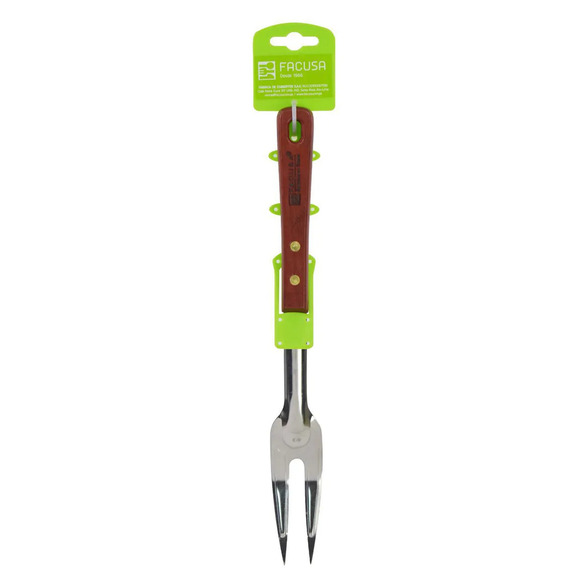 Trinche Manago de Madera Acero Inoxidable Facusa