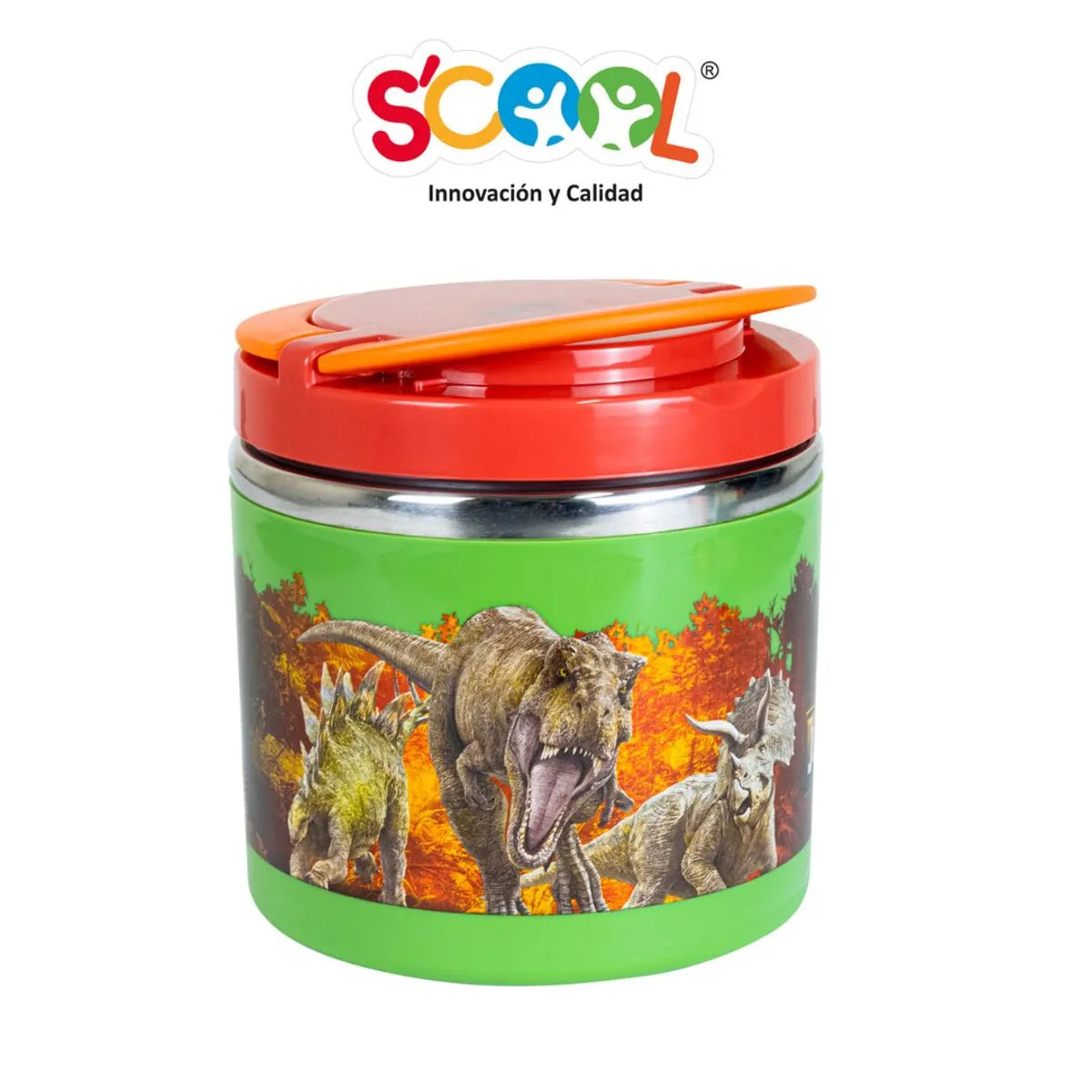 Scool Termo De Comida 600Ml Jurassic