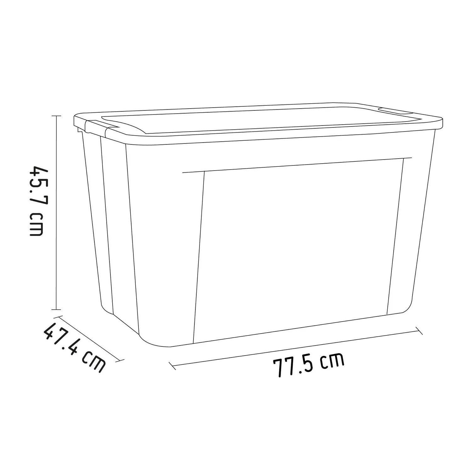 Caja Ultraforte 120Lt Rey